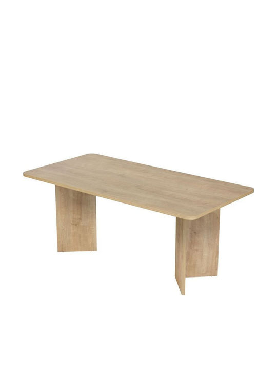 Linza Masă de Dining din Lemn Stejar Miere 180x90x75cm