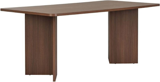Linza Τραπέζι Τραπεζαρίας Ξύλινο Καρυδί 180x90x75εκ.