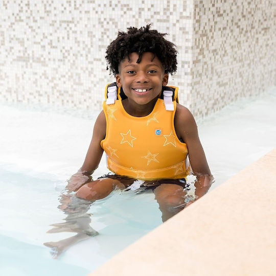 Neue Splash Verstellbare Kinder Rettungsweste Gelb Sterne 6-10 Jahre