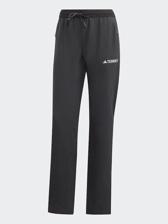 adidas Terrex Liteflex Γυναικείο Μακρύ Παντελόνι Πεζοπορίας Μαύρο