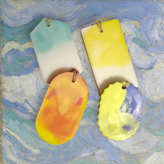 Home Fragrance Wardrobe Scented Tablets Plant Wax Colour Fusion 2 Pieces Caramel & Salt Scent