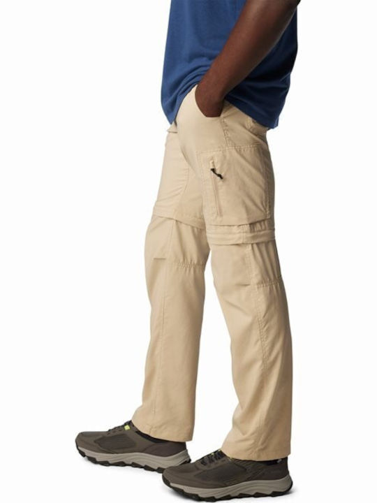 Columbia Silver Ridge Utility Convertible Lang Hose Wandern Beige