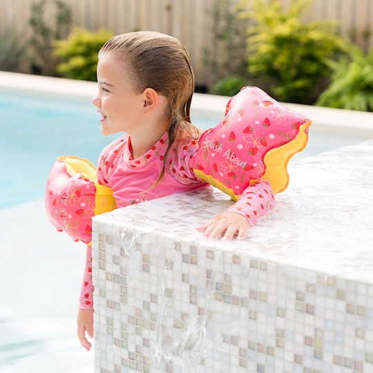 Splash Swimming Armbands Strawberries Age 2-6 Years