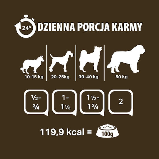 Dog Food Wet Dog Food in Cans with Meat and Lamb Grain-Free 800gr