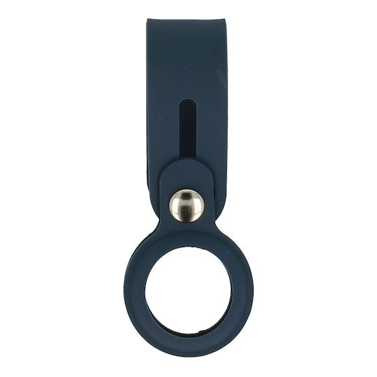 Wrist case Silicone for AirTag in Navy Blue color