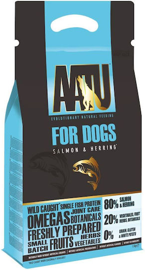 AATU Salmon & Herring 1.5kg Dry Food Grain-Free & Gluten-Free for Adult Dogs with Salmon