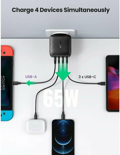 Ugreen PB503 Power Bank 5000mAh 20W Power Delivery Γκρι
