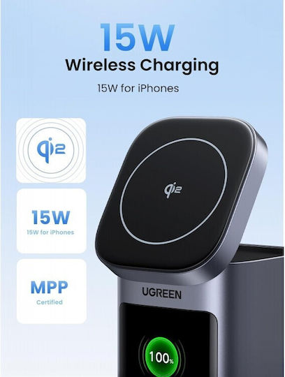 Ugreen PB771 Power Bank 20000mAh 145W με Θύρα USB-A και 2 Θύρες USB-C Power Delivery Ασημί