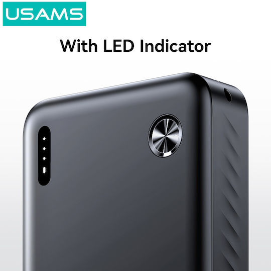 Usams PB83 Power Bank 20000mAh Power Delivery / Quick Charge 3.0 Μαύρο