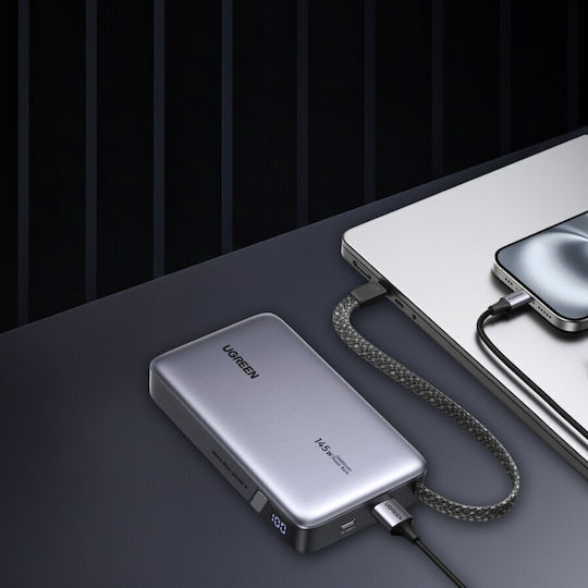 Ugreen PB551 Power Bank 20000mAh 145W με Θύρα USB-A και Θύρα USB-C Power Delivery Γκρι