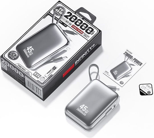 WK WP-50 Power Bank 20000mAh 45W Power Delivery White