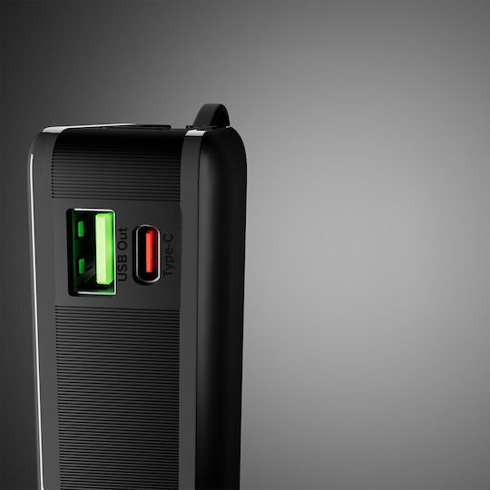 SBS Power Bank 20000mAh 22.5W with USB-A Port and USB-C Port Power Delivery Black