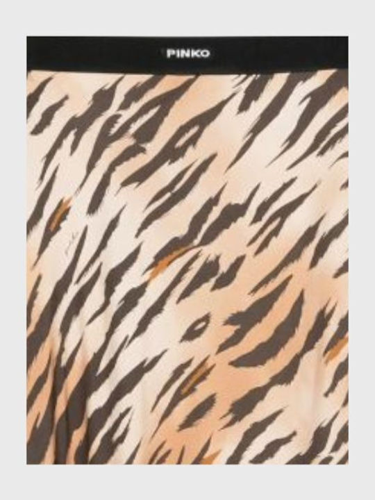 Gonna Leopard Multicolour Skirt
