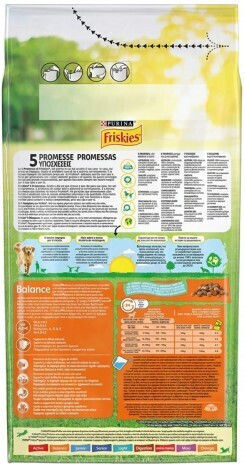 Friskies Friskies 5 Promises Balance 1.5kg Dry Food for Adult Large Breed Dogs with Chicken and Vegetables