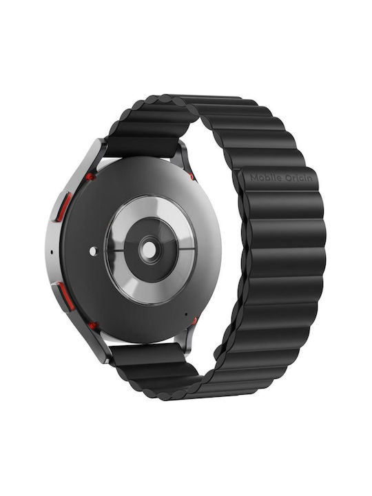 Mobile Origin Easy Strap Magnetic Watch 22mm Black Mo-esm22-blk
