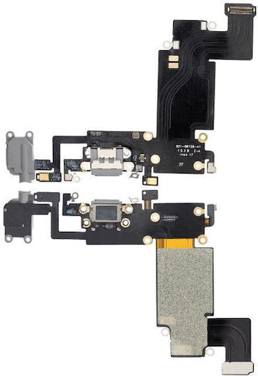 Apple Flex Cable with Charging port in Gray color for iPhone 6s Plus
