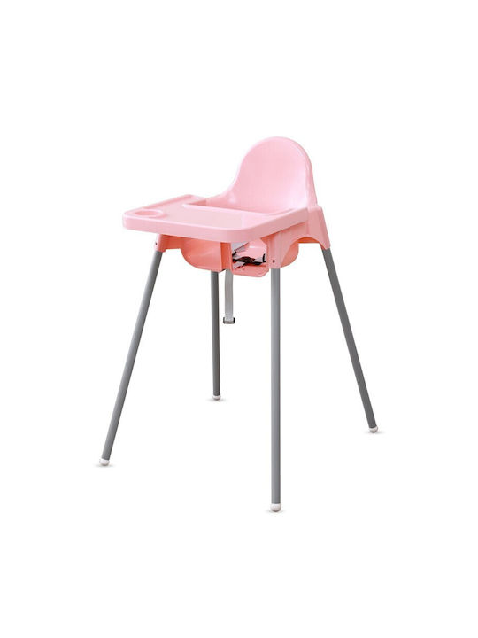 Alista Home Scaun Înalt De Masă Bebe Roz