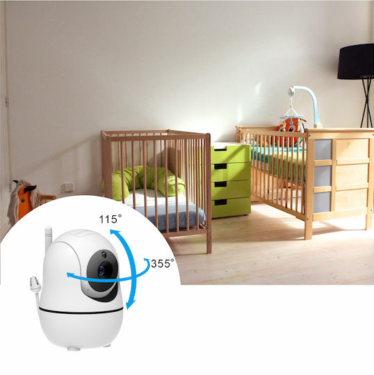 Smartic Monitor Pentru Bebeluși Fără Fir cu Comunicare Bidirecțională și Cântece de Leagăn