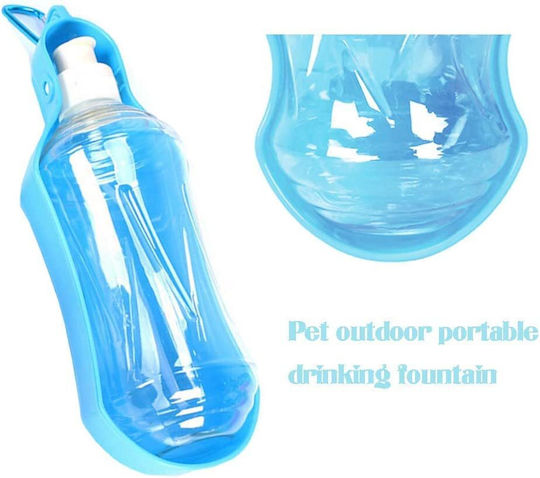 Kunststoff Flasche Futter & Wasser für Hund & Katze in Blau Farbe