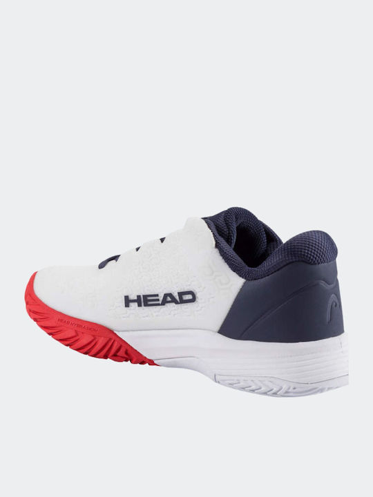 Revolt Pro Kids Sports Shoes Tennis with Laces White
