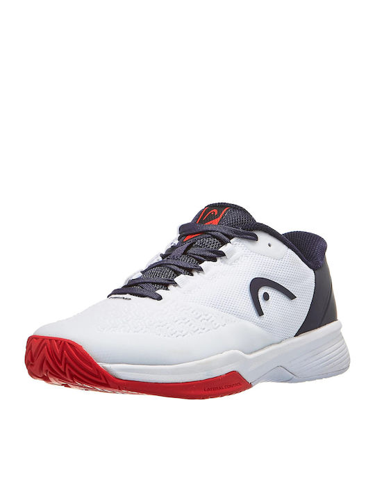 Revolt Pro Kids Sports Shoes Tennis with Laces White