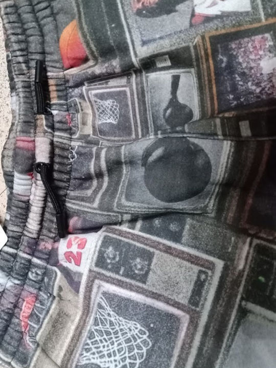Αθλητικό Παιδικό Σορτς/Βερμούδα Fleece Πολυχρωμο