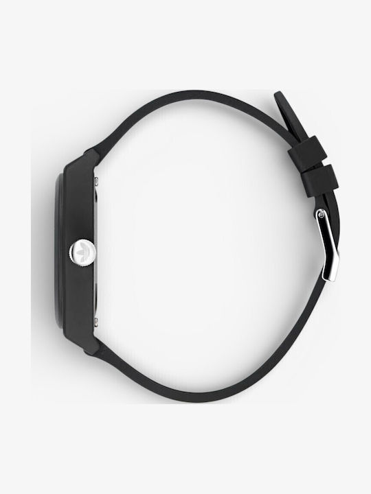 adidas Project Two Ανδρικό Ρολόι 38mm Μπαταρίας με Μαύρο Καουτσούκ Λουράκι
