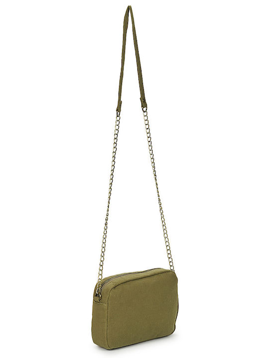 Damen Schultertasche Khaki