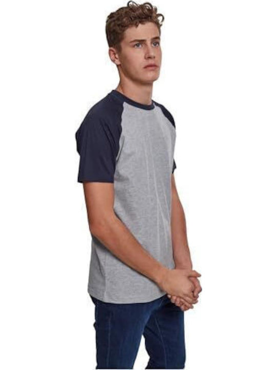Contrast T-shirt Navy / Grey