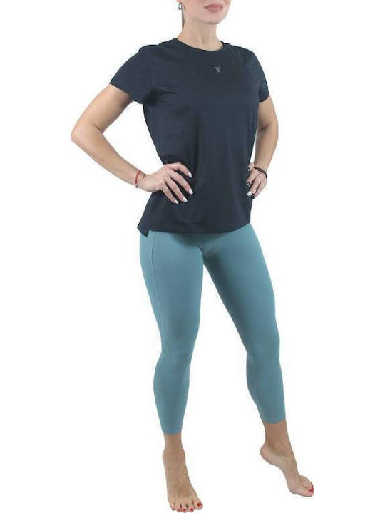 Damen Sportlich T-Shirt Black