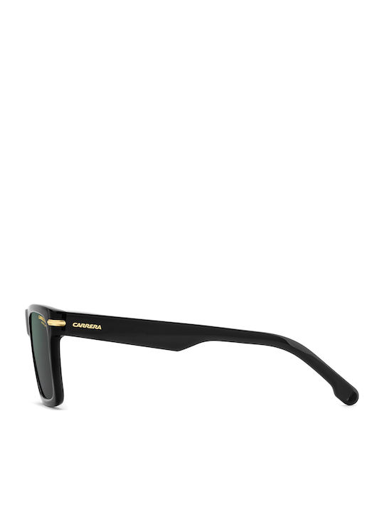 Carrera Unisex Sunglasses With Black Horn-Rimmed Frame And Grey Lens 378/S 807/Q3