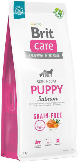 Brit Care Puppy 3kg Dry Food Grain-Free & Gluten-Free for Puppies with Potatoes and Salmon