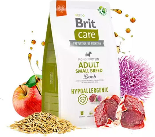 Brit Care Adult Small Breed 7kg Hrană Uscată fără Gluten pentru Câini Adulţi de Rase Mici cu Orez