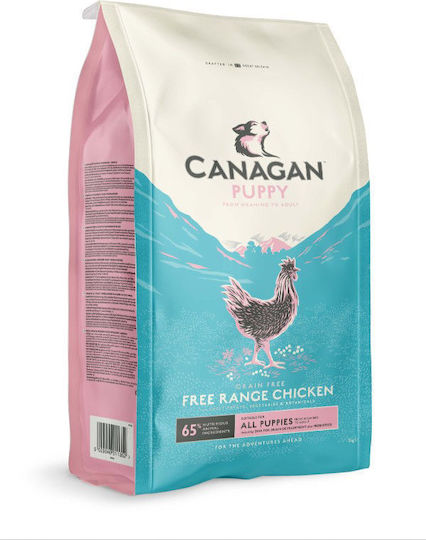 Canagan Free Range Puppies 2kg Ξηρά Τροφή για Κουτάβια με Κοτόπουλο