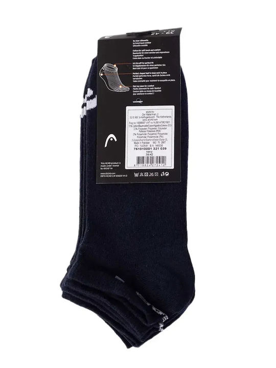 Head Men's Sneaker Socks 3 Pairs Navy