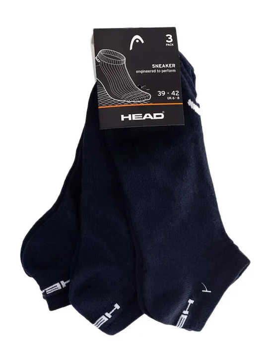 Head Men's Sneaker Socks 3 Pairs Navy