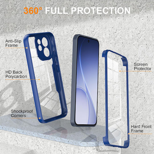 Techsuit ColorVerse 360 Full Cover Transparent Oppo Reno15 F