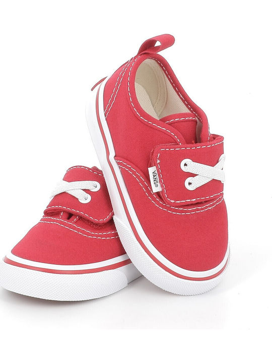 Authentic Elastic Παιδικά Sneakers με Σκρατς Κόκκινα