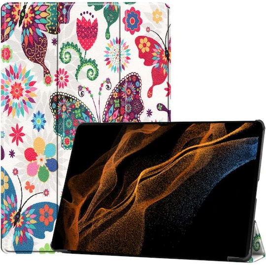 Flip Cover Durabilă Maro (Samsung Galaxy Tab S8 Ultra / S9 Ultra / S10 Ultra)