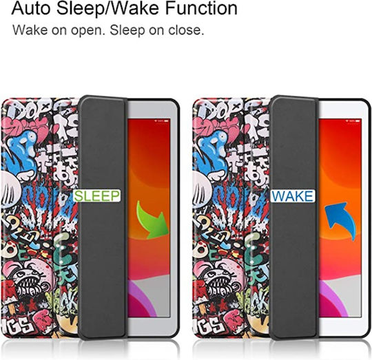 Flip Cover Ανθεκτική Πολύχρωμη (Apple Ipad 7 10.2" (2019))