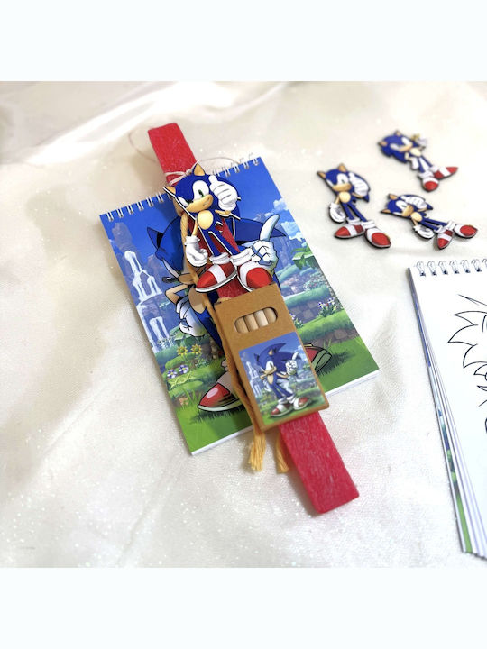 Λαμπάδα Αρωματική Κόκκινη Sonic O Σκατζόχοιρος Σύνεργα Ζωγραφικής