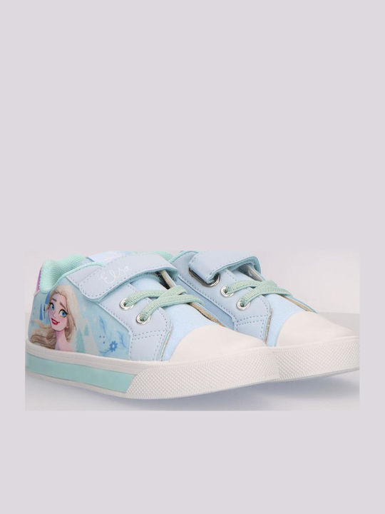 Disney Frozen Kinder Sneaker Anatomisch mit Lichtern Hellblaue