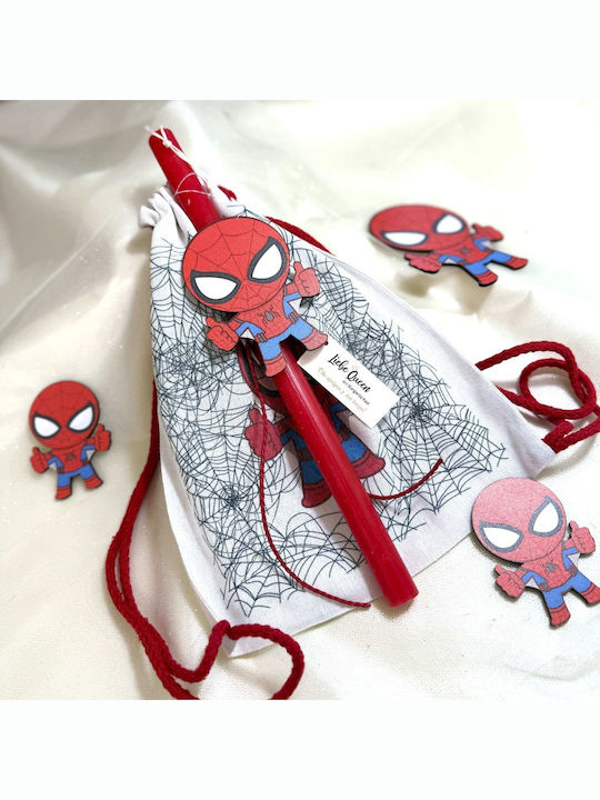 Λαμπάδα Αρωματική Κόκκινη Spiderman Σακίδιο