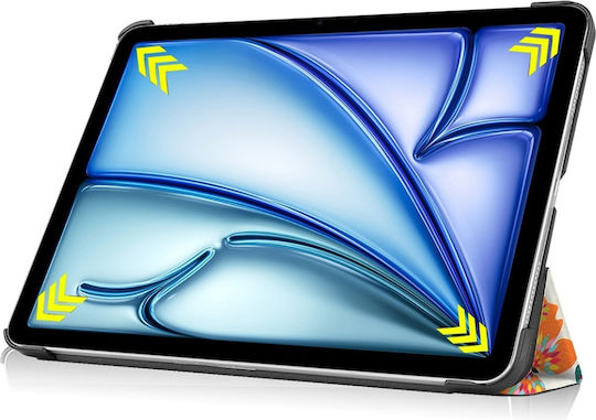 Husă Tabletă Ipad Air 11 2024 Air 11 2025 Skyddar Innovation Stand Multi-unghi Funcție Sleep Wake Foldpro Butterfly Set Autocolant