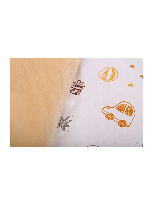 BabyMam Pătură Pepinieră Swaddling 100% Bumbac Albă 75x50cm