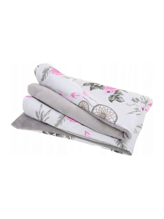 BabyMam Pătură Pepinieră Swaddling 100% Bumbac Gri 75x50cm