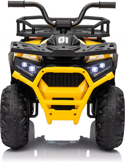 Kids Electric 4 Wheel Motorcycle 12 Volt Yellow