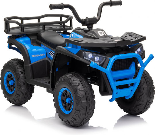 Kids Electric 4 Wheel Motorcycle 12 Volt Blue for 3+ Years