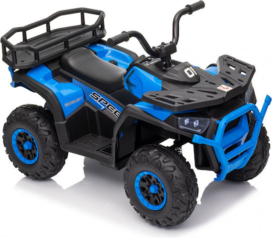 Kids Electric 4 Wheel Motorcycle 12 Volt Blue for 3+ Years