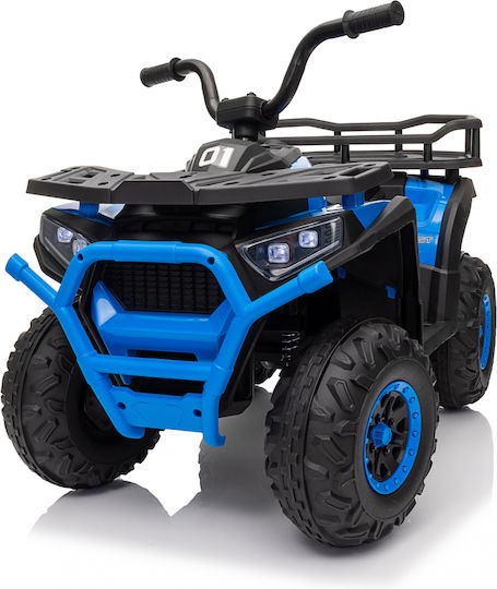 Kids Electric 4 Wheel Motorcycle 12 Volt Blue for 3+ Years